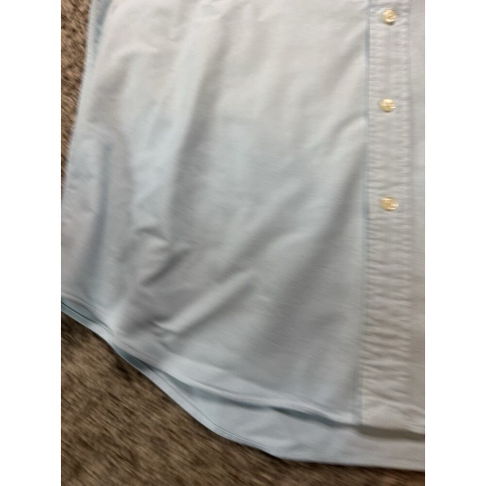 Polo Ralph Lauren Oxford Button Shirt Men’s LG Blue Pony Short Sleeve - Picture 8 of 10